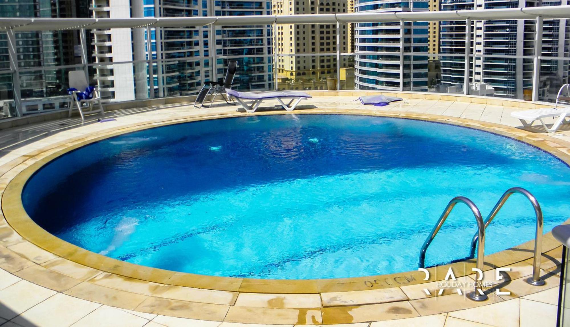 Rare Holiday Homes - Full Marina View - Panoramic Tower - Dubai Marina - R204 Exterior photo