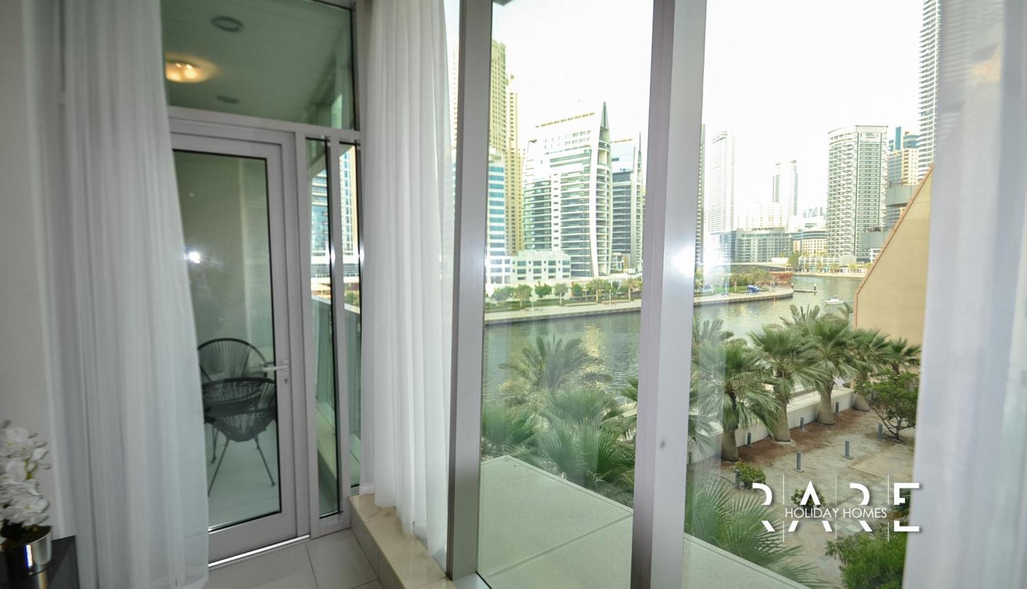 Rare Holiday Homes - Full Marina View - Panoramic Tower - Dubai Marina - R204 Exterior photo