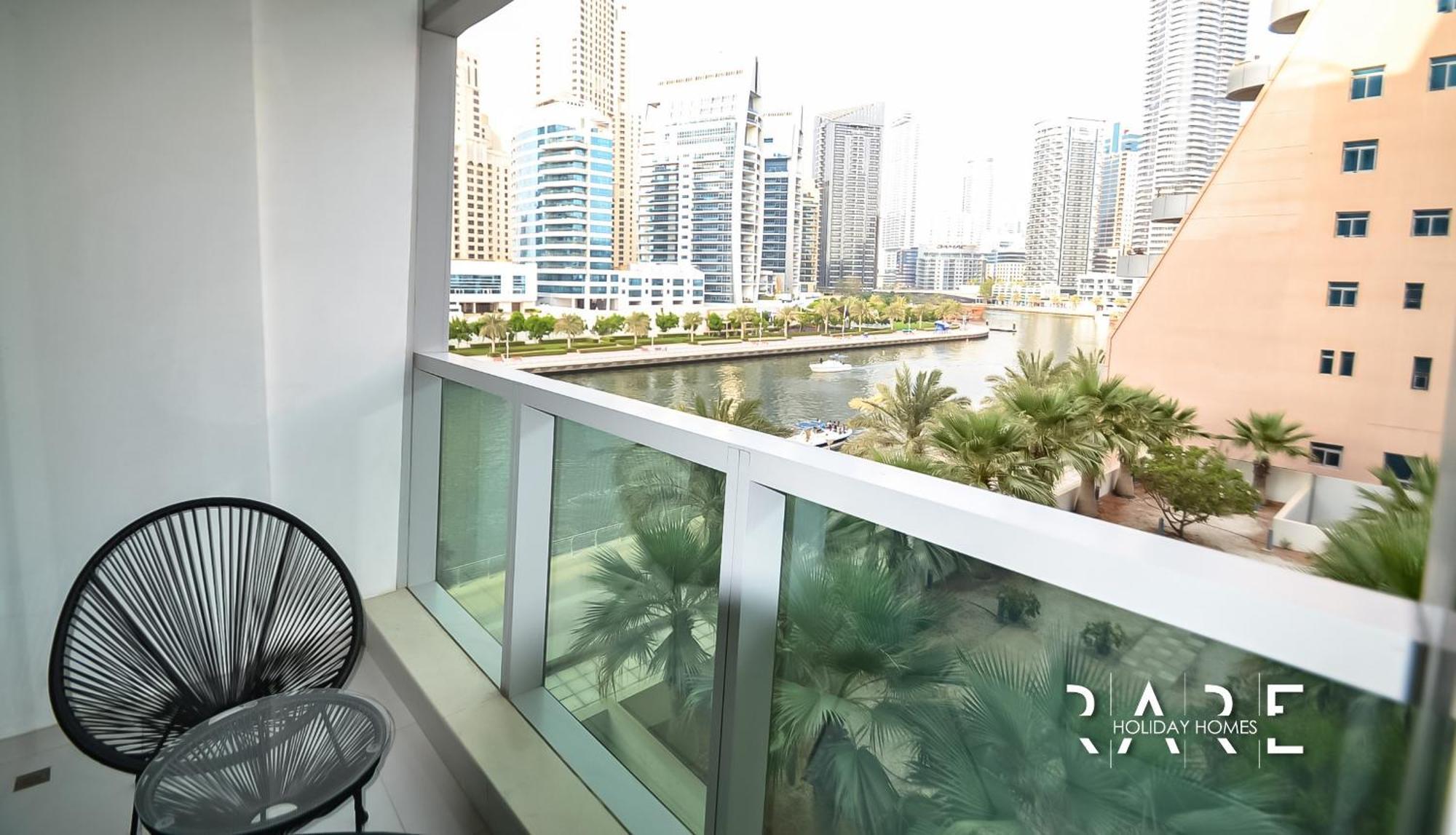 Rare Holiday Homes - Full Marina View - Panoramic Tower - Dubai Marina - R204 Exterior photo